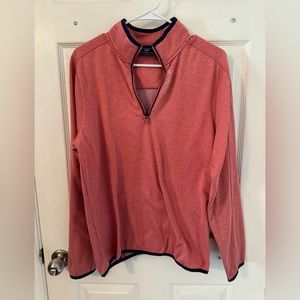 Vineyard vines salmon 3/4 zip jacket